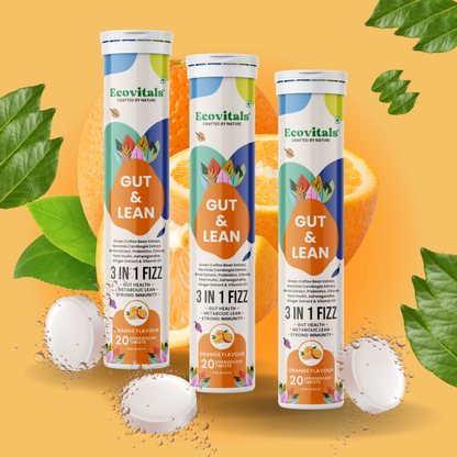 Ecovitals Gut & Lean: The 3-in-1 Gut & Metabolism Reset.